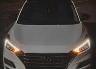 Hyundai Tucson TL 2016–2021 Kryty spätných zrkadiel BMW-Style (2018-2020, 2 ks) fotografia 8