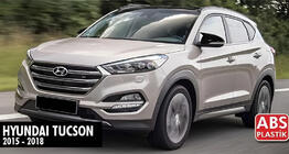 Hyundai Tucson TL 2016–2021 Kryty spätných zrkadiel BMW-Style (2015-2018, 2 ks) fotografia 4