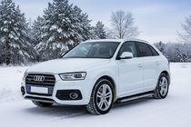 Audi Q3 2011–2019 Bočné nášľapy Shining V1 (2 ks, hliník) fotografia 1