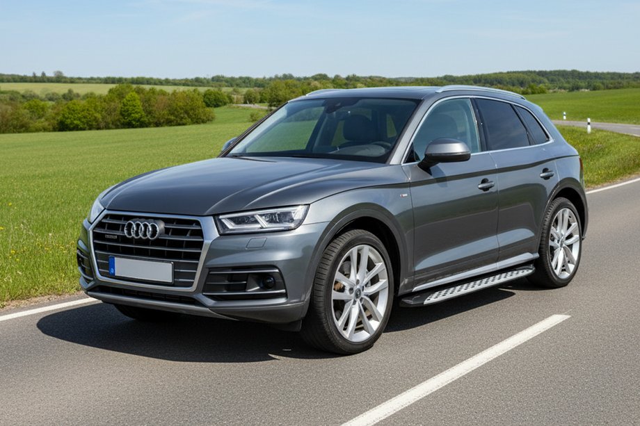 Audi Q5 2017–2025 Bočné nášľapy Shining V1 (2 ks, hliník) Image
