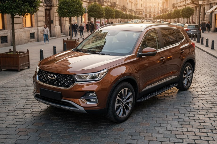 Chery Tiggo 7 2020– Bočné prahy Tayga Black (2 ks, hliník) Image