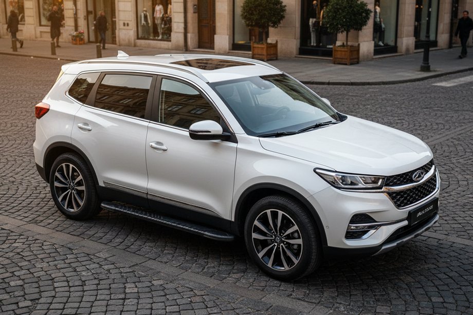 Chery Tiggo 7 2020– Bočné nášľapy Bosphorus Black (2 ks, hliník) Image