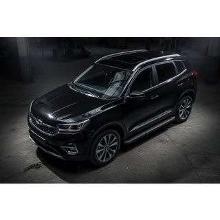 Bočné nášľapy Allmond Black (2 ks, hliník) Chery Tiggo 7 2020– fotografia 1