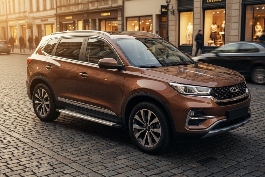 Chery Tiggo 7 2020– Bočné nášľapy Maya V2 (2 ks, hliník) Image