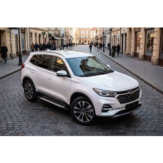 Bočné nášľapy Allmond Grey (2 ks, hliník) Chery Tiggo 7 2020– fotografia 1