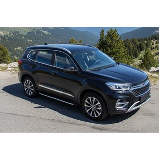 Bočné prahy Fullmond (2 ks, hliník) Chery Tiggo 8 2017– fotografia 1