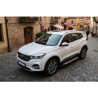 Bočné nášľapy Allmond Grey (2 ks, hliník) Chery Tiggo 8 2017– fotografia 1