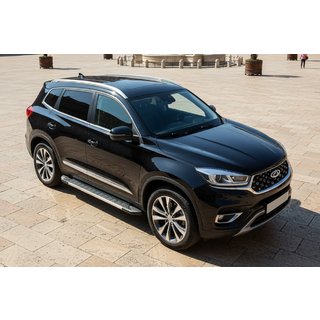 Bočné nášľapy RedLine V1 (2 ks, hliník) Chery Tiggo 8 2017– fotografia 1
