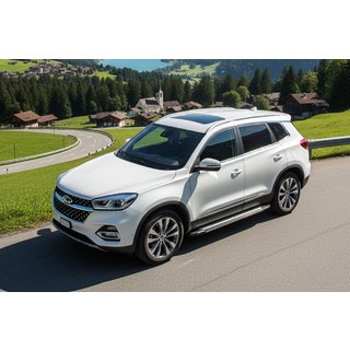 Bočné nášľapy Rainbow (2 ks, hliník) Chery Tiggo 8 2017– fotografia 1