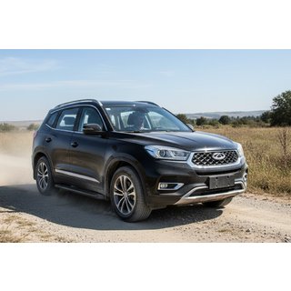 Bočné nášľapy Bosphorus Black (2 ks, hliník) Chery Tiggo 8 2017– fotografia 1