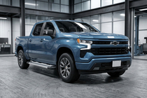 Chevrolet Silverado 2019– Bočné nášľapy New Vision Grey (2 ks, hliník) fotografia 1