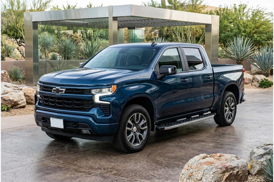 Chevrolet Silverado 2019– Blackline bočné nášľapy (2 ks, hliník) Image