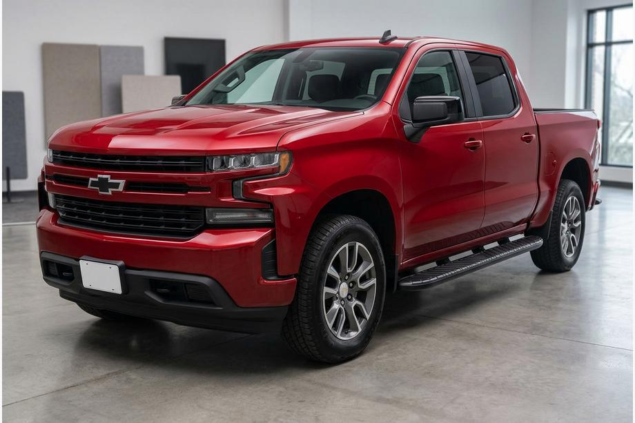 Chevrolet Silverado 2019– Bočné nášľapy Bosphorus Black (2 ks, hliník) Image