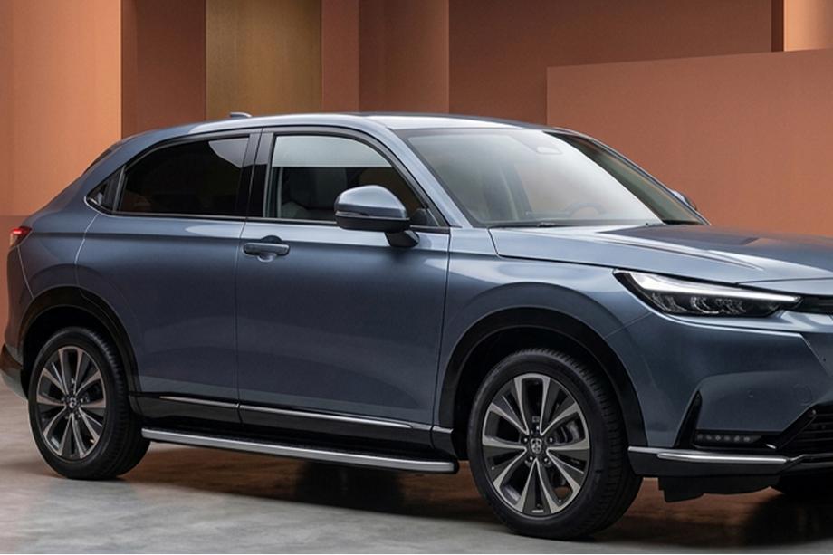 Honda eNP1 2022– Bočné prahy Tayga Grey (2 ks, hliník) Fotografia 1
