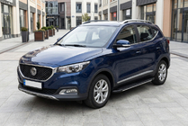 MG ZS 2017–2024 Bočné prahy Bosphore Grey (2 ks, hliník) fotografia 1