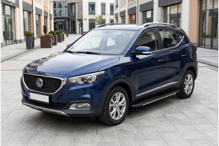 MG ZS 2017–2024 Bočné prahy Bosphore Grey (2 ks, hliník) Image