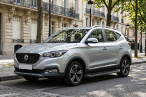 MG ZS 2017–2024 Bočné nášľapy Allmond Black (2 ks, hliník) fotografia 1