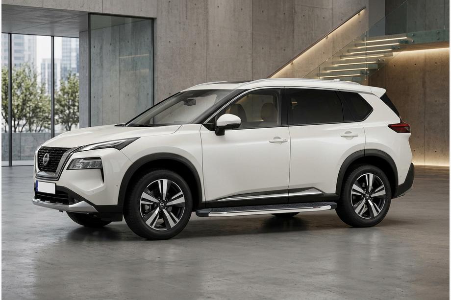 Nissan X-trail T33/Rogue 2022– Bočné nášľapy BlackLine (2 ks, hliník) Image