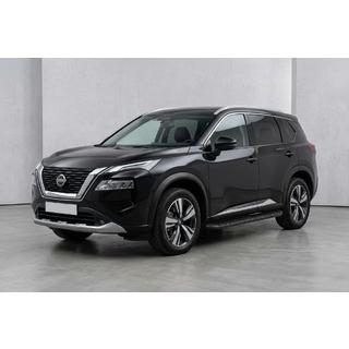 Bočné prahy Tayga Black (2 ks, hliník) Nissan X-trail T33/Rogue 2022– fotografia 1