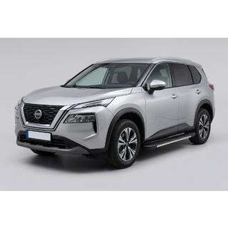 Bočné prahy Bosphore Grey (2 ks, hliník) Nissan X-trail T33/Rogue 2022– fotografia 1