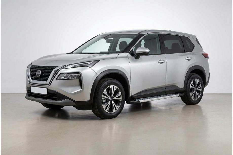 Nissan X-trail T33/Rogue 2022– Bočné nášľapy Vision New Grey (2 ks, hliník) Fotografia 1