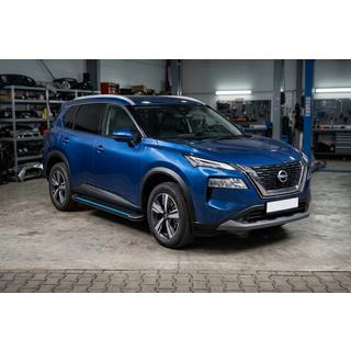 Bočné nášľapy Maya Blue (2 ks, hliník) Nissan X-trail T33/Rogue 2022– fotografia 1