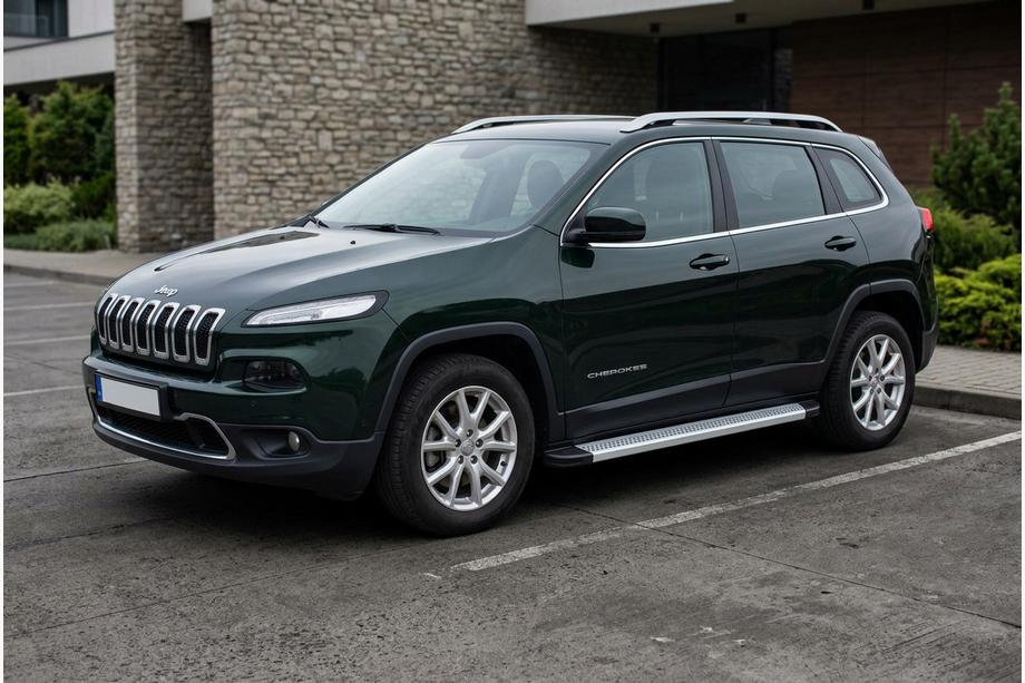 Jeep Cherokee KL 2013– Bočné nášľapy Maya V2 (2 ks, hliník) Image