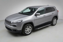 Jeep Cherokee KL 2013– Bočné prahy Bosphore Grey (2 ks, hliník) fotografia 1