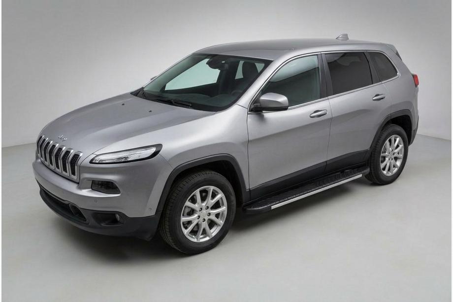 Jeep Cherokee KL 2013– Bočné prahy Bosphore Grey (2 ks, hliník) Image