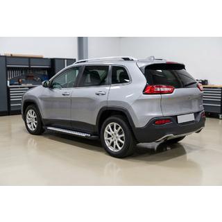 Bočné nášľapy Allmond Grey (2 ks, hliník) Jeep Cherokee KL 2013– fotografia 1