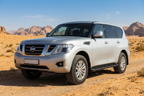 Nissan Armada 2016–2024 Bočné nášľapy Allmond Black (2 ks, hliník) fotografia 2