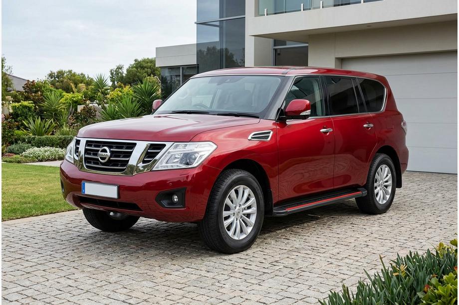 Nissan Armada 2016–2024 Bočné nášľapy Maya Red (2 ks., hliník) Image