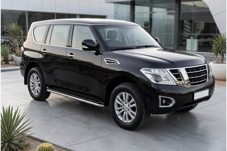 Nissan Armada 2016–2024 Bočné nášľapy Maydos V1 (2 ks, hliník) Fotografia 1