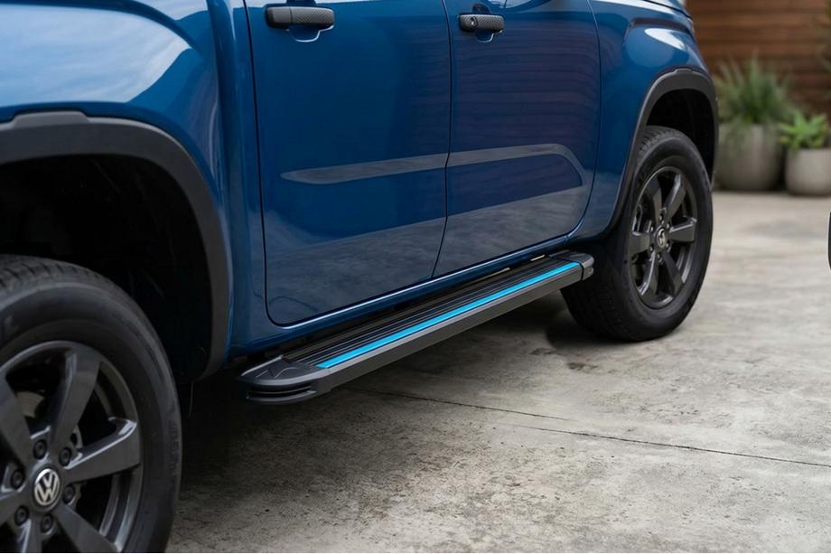 Ford Ranger 2022– Bočné nášľapy Maya Blue (2 ks, hliník) Image