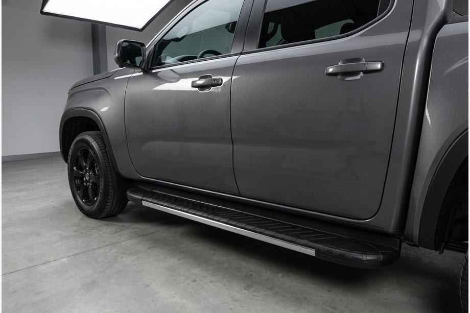 Ford Ranger 2022– Bočné prahy Bosphore Grey (2 ks, hliník) Image