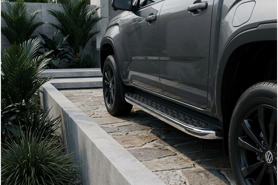 Ford Ranger 2022– Bočné nášľapy BlackLine (2 ks, hliník) Image