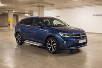 Volkswagen Taigo 2020– Bočné nášľapy Vision New Grey (2 ks, hliník) fotografia 1