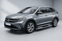 Volkswagen Taigo 2020– Bočné nášľapy Tayga V2 (2 ks, hliník) fotografia 1