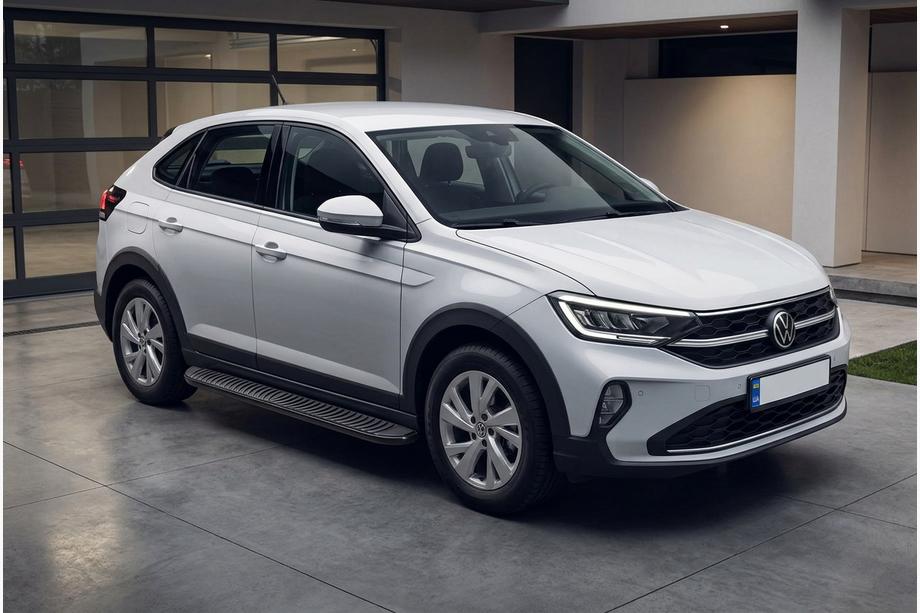 Volkswagen Taigo 2020– Bočné prahy Tayga Black (2 ks, hliník) Image