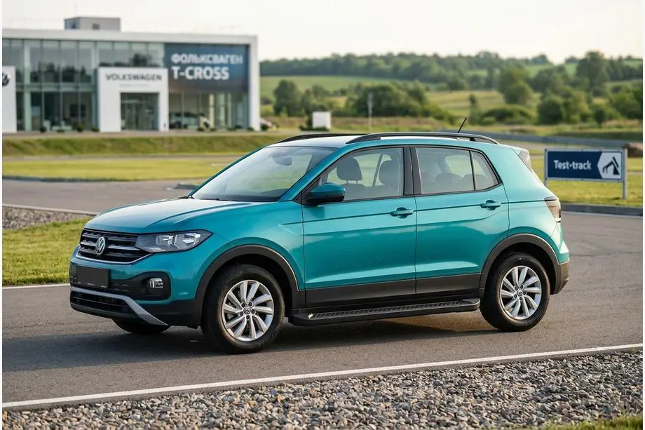 Volkswagen T-Cross 2019– Bočné nášľapy Allmond Black (2 ks, hliník) Image