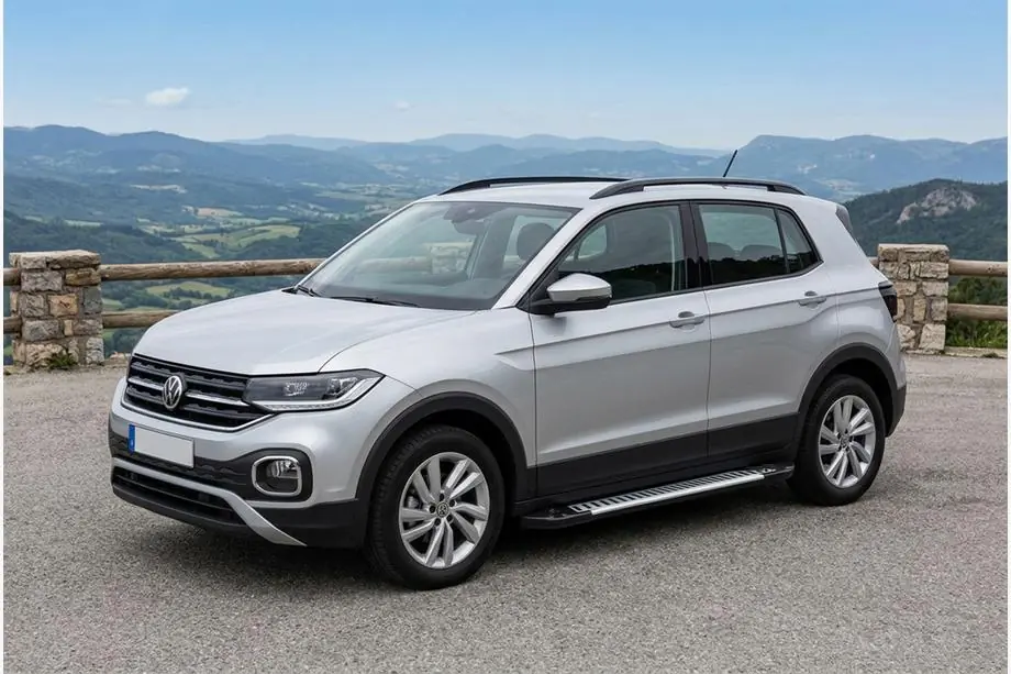 Volkswagen T-Cross 2019– Bočné prahy Line (2 ks, hliník) Image