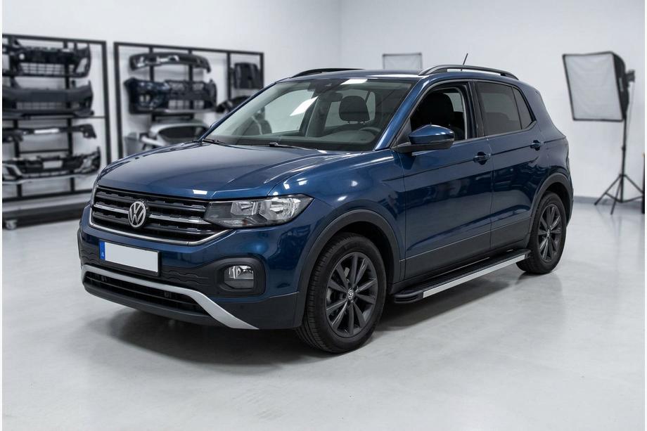 Volkswagen T-Cross 2019– Bočné nášľapy Maya V1 (2 ks, hliník) Image
