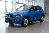 Volkswagen T-Cross 2019– Bočné nášľapy Maya Blue (2 ks, hliník) fotografia 1