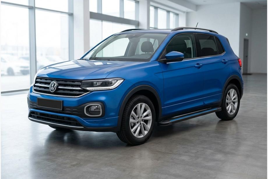 Volkswagen T-Cross 2019– Bočné nášľapy Maya Blue (2 ks, hliník) Image