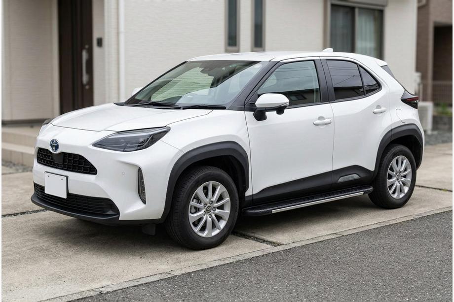 Toyota Yaris/Yaris Cross (XP210) 2020– Bočné prahy Bosphore Grey (2 ks, hliník) Image