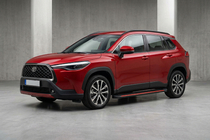 Toyota Corolla Cross 2020– Bočné nášľapy Maya Red (2 ks., hliník) fotografia 1