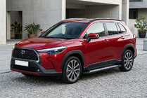 Toyota Corolla Cross 2020– Bočné nášľapy Vision New Black (2 ks, hliník) fotografia 1
