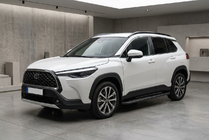Toyota Corolla Cross 2020– Bočné nášľapy Bosphore Black (2 ks, hliník) fotografia 1