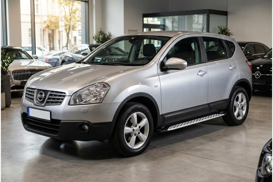Nissan Qashqai 2007–2010 Bočné nášľapy Shining V1 (2 ks, hliník) Image