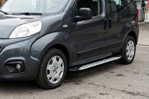 Peugeot Bipper 2008–2017 Bočné nášľapy Shining V1 (2 ks, hliník) fotografia 1